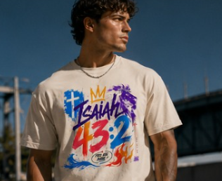 Isaiah 43:2 | Armor & Grace | Men’s Box Tee