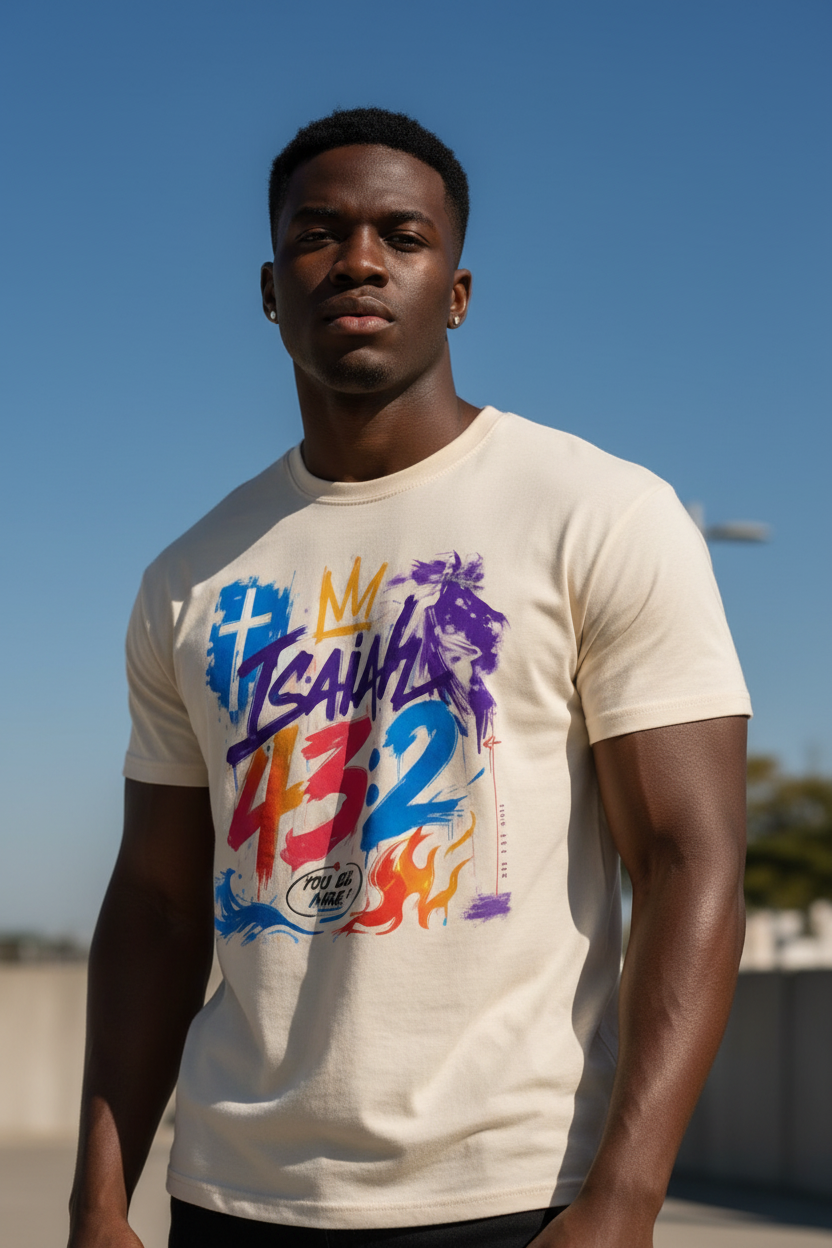 Isaiah 43:2 | Men's Box Tee
