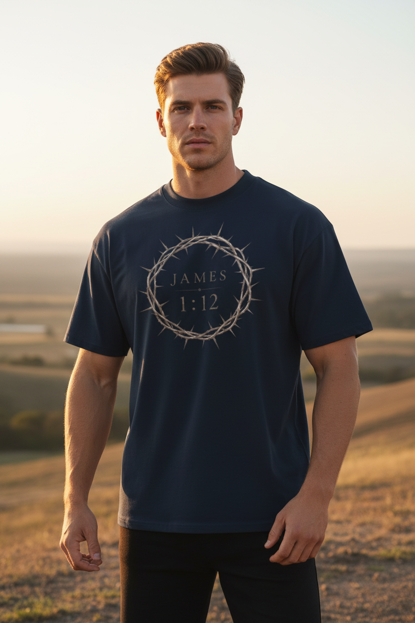 James 1:12 Oversized Tee