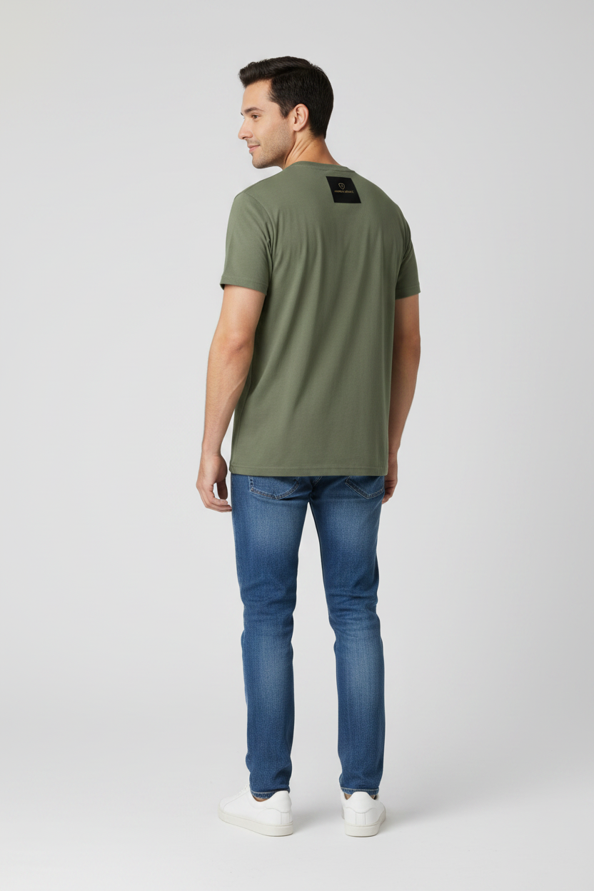 Jesus Loves You - Military Green - Back
