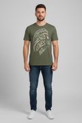 Jesus Loves You - Military Green - Front