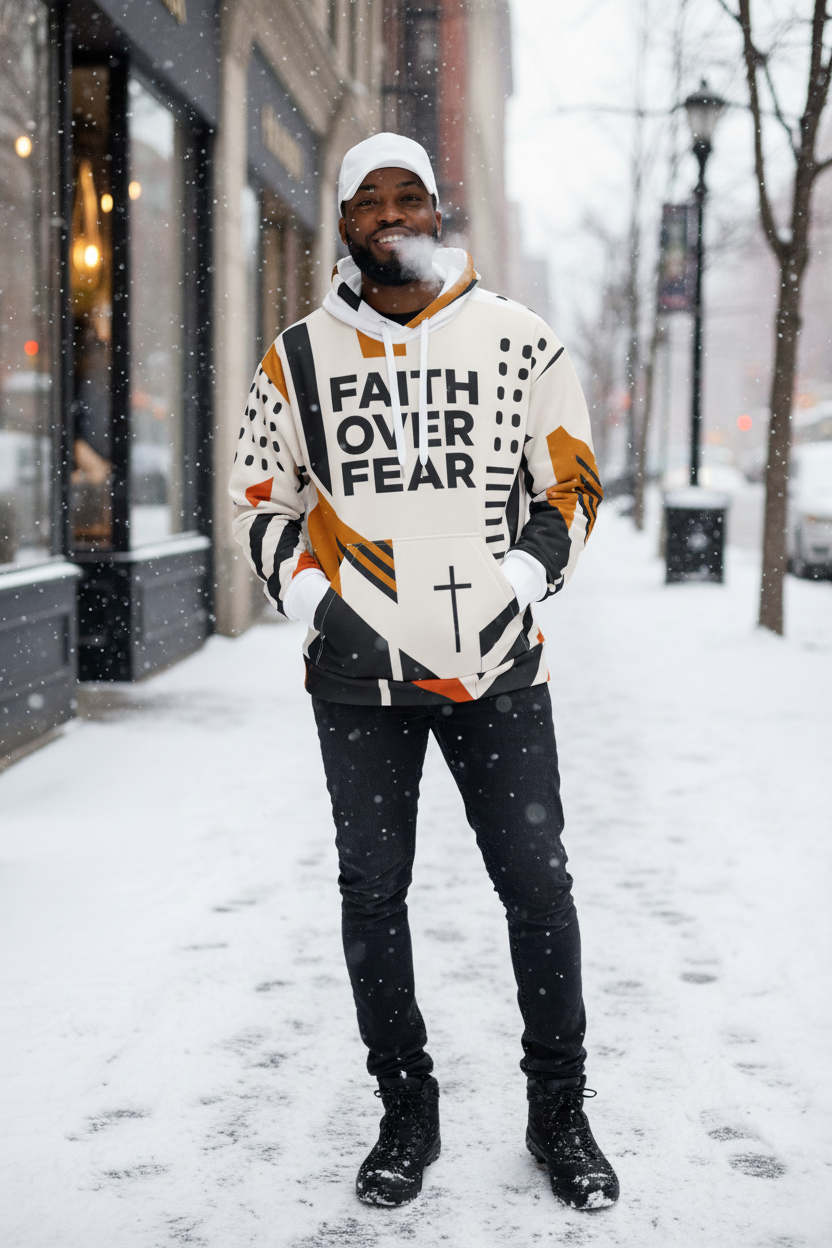 Winter Hoodie Shot